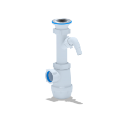 Сифон Ани Грот 1.1/2"х40 c отводом д/стир.машины