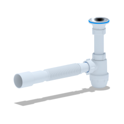 Сифон Ани "Юнг" д/умывальника 1.1/4"х32 с гибкой трубой 32х32/40