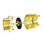 Клапан обратный пружинный латунный шток 1/2" в-в LD Pride Ру40 Tmax=100