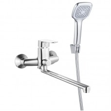 Смеситель ванна MELODIA Samba картридж д.35мм длинный излив 350мм