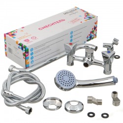 Смеситель ванна MELODIA Lucia длинный излив люкс резина