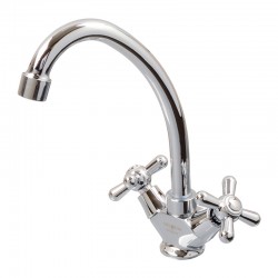 Смеситель кухня MELODIA Cross керамика