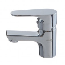 Смеситель умывальник MELODIA Rock картридж 35мм низкий, поворотный аэратор