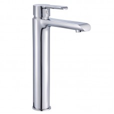 Смеситель умывальник MELODIA Metallica картридж 35мм высокий хром