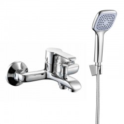 Смеситель ванна MELODIA Metallica картридж д.35мм короткий излив хром