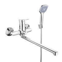 Смеситель ванна MELODIA Aria картридж д.35мм длинный излив 350мм