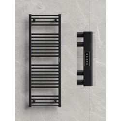 Полотенцесушитель электрический "RIFAR D-LINE" DL-120-50-BM, цвет "Чёрный янтарь", мощность 280 Вт