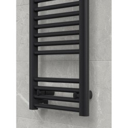 Полотенцесушитель электрический "RIFAR D-LINE" DL-120-50-BM, цвет "Чёрный янтарь", мощность 280 Вт