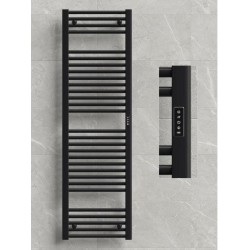 Полотенцесушитель электрический "RIFAR D-LINE" DL-150-60-BM, цвет "Чёрный янтарь", мощность 430 Вт