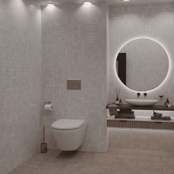 Комплект инсталляции для унитаза RIVO Set A с панелью смыва RIVO Touch Line Хром глянцевый
