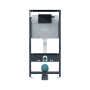 Комплект инсталляции для унитаза RIVO Set A с панелью смыва RIVO Touch Neo Черный глянцевый