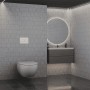Панель смыва RIVO Touch lux Белый матовый
