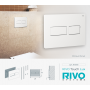 Панель смыва RIVO Touch lux Белый матовый