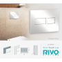 Панель смыва RIVO Touch lux Белый глянцевый
