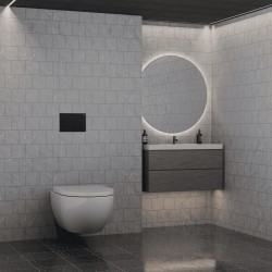 Панель смыва RIVO Touch lux Черный матовый