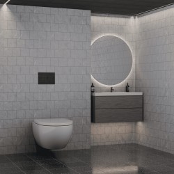 Панель смыва RIVO Touch lux Черный глянцевый
