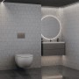 Панель смыва RIVO Touch lux Латунь матовая