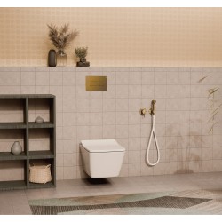 Панель смыва RIVO Touch lux Латунь матовая