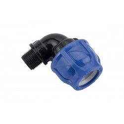 Отвод компрессионный переходной (Нар) - 25 х 3/4" TEBO