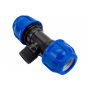 Тройник компрессионный (Нар) - 25 х 3/4"х 25 TEBO