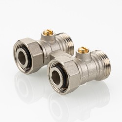 Узел для нижнего подключения радиатора (без адаптеров) 3/4" Евроконус