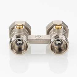 Узел для нижнего подключения радиатора (без адаптеров) 3/4" Евроконус