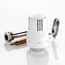 Термостатическая головка с выносным погружным датчиком 20-60*С