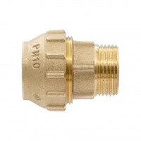 Муфта для трубы ПНД 40x11/4"M латунь VIEIR