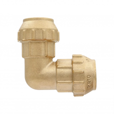 Угольник для трубы ПНД 32 x 32 латунь VIEIR