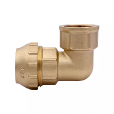 Угольник для трубы ПНД 25x3/4''F латунь VIEIR