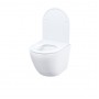 Унитаз подвесной Iddis Blanco Q, без ободка, сид. дюропласт, микролифт, EasyFix