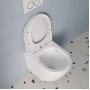 Унитаз подвесной Iddis Blanco Q, без ободка, сид. дюропласт, микролифт, EasyFix