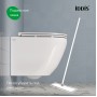 Унитаз подвесной Iddis Blanco Q, без ободка, сид. дюропласт, микролифт, EasyFix