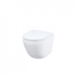 Унитаз подвесной Iddis Blanco Q, без ободка, сид. дюропласт, микролифт, EasyFix