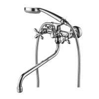 Смеситель для ванны с длинным изливом iddis Jeals