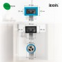 Сифон для кухонной мойки Iddis 3.1/2x40мм, с выпуском, гофротрубой, отводом и переливом