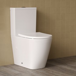 Унитаз-компакт Iddis Slide, без ободка, гор. вып., смыв торнадо, сид. дюропласт, микролифт, EasyFix