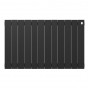 Дизайн-радиатор бимет. Royal Thermo PianoForte Noir Sable 500 x 100 - 12 секц.