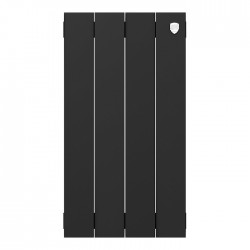 Дизайн-радиатор бимет. Royal Thermo PianoForte Noir Sable 500 x 100 - 4 секц.