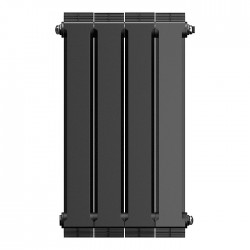 Дизайн-радиатор бимет. Royal Thermo PianoForte Noir Sable 500 x 100 - 4 секц.