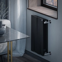 Дизайн-радиатор бимет. Royal Thermo PianoForte Noir Sable 500 x 100 - 4 секц.
