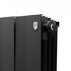 Дизайн-радиатор бимет. Royal Thermo PianoForte Noir Sable 500 x 100 - 6 секц.