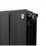 Дизайн-радиатор бимет. Royal Thermo PianoForte Noir Sable 500 x 100 - 6 секц.