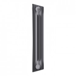 Дизайн-радиатор бимет. Royal Thermo PianoForte Silver Satin 500 x 100- 12 секц.
