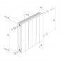 Дизайн-радиатор бимет. Royal Thermo PianoForte Bianco Traffico 500 x 100 - 4 секц.